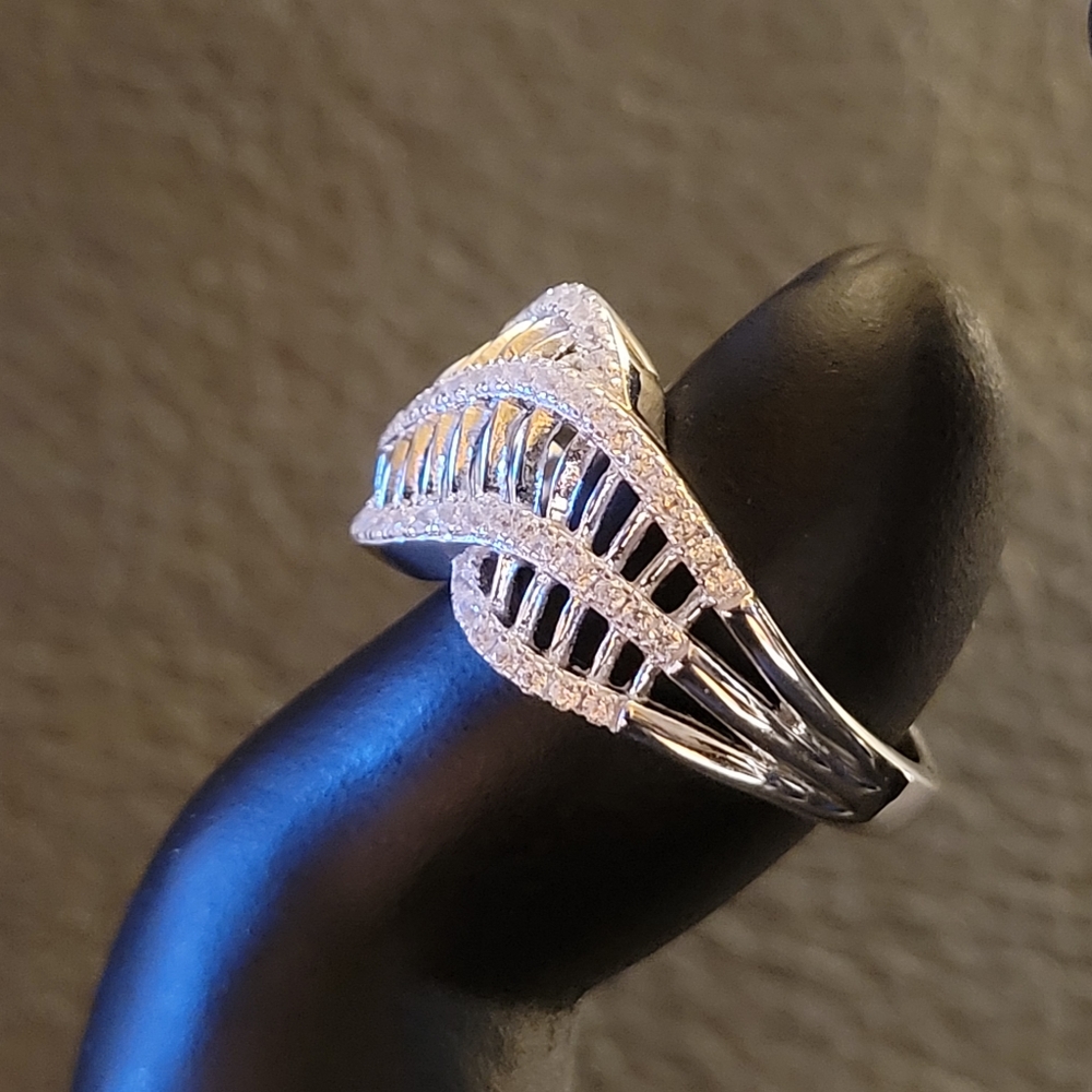 925 Sterling Silver CZ Ring